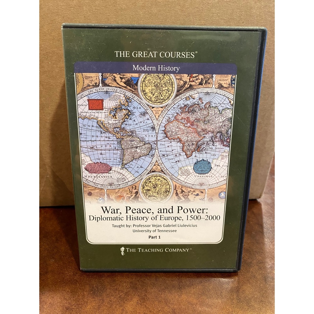 The Great Courses War Peace and Power Diplomatic History of Europe 1500-2000 DVD